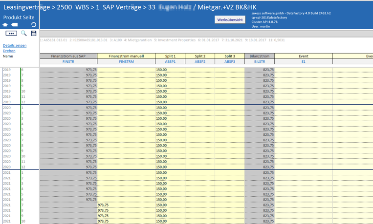 Screenshot IFRS 16 Leasing Software OCT