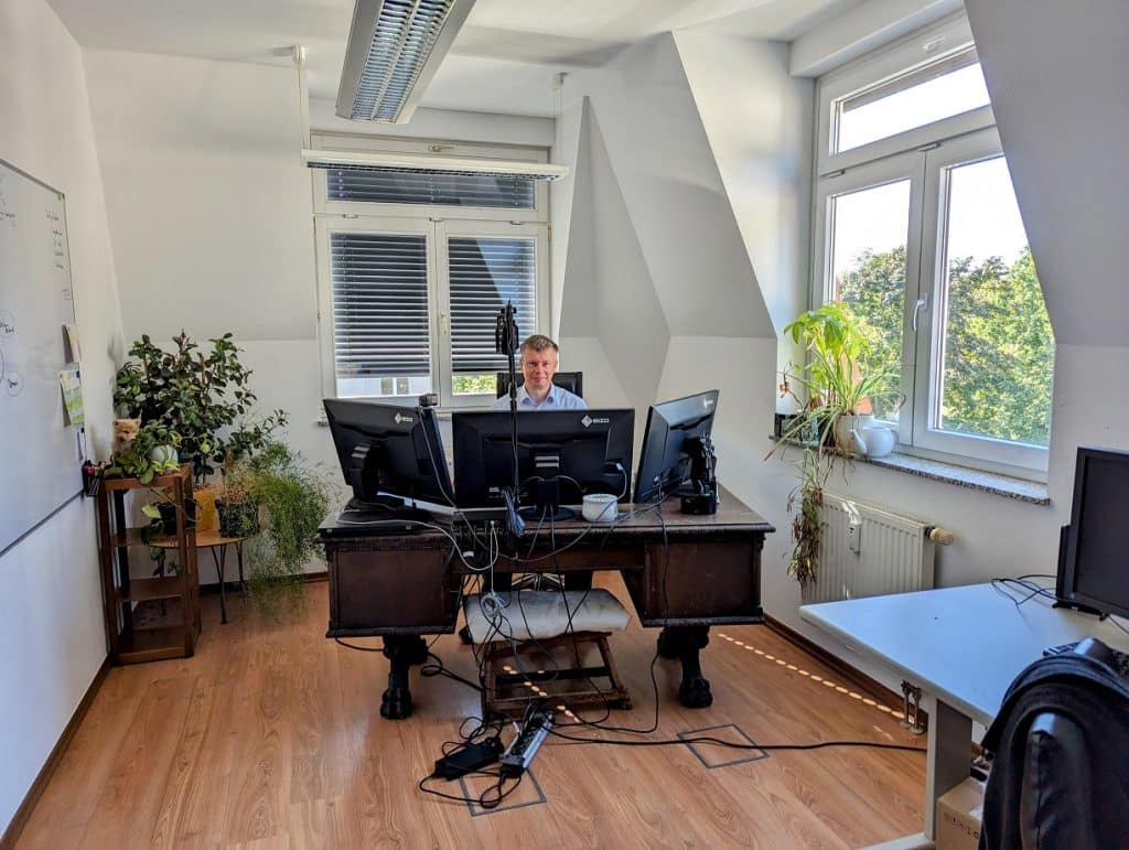 Das Büro der Saxess Software GmbH in Leipzig