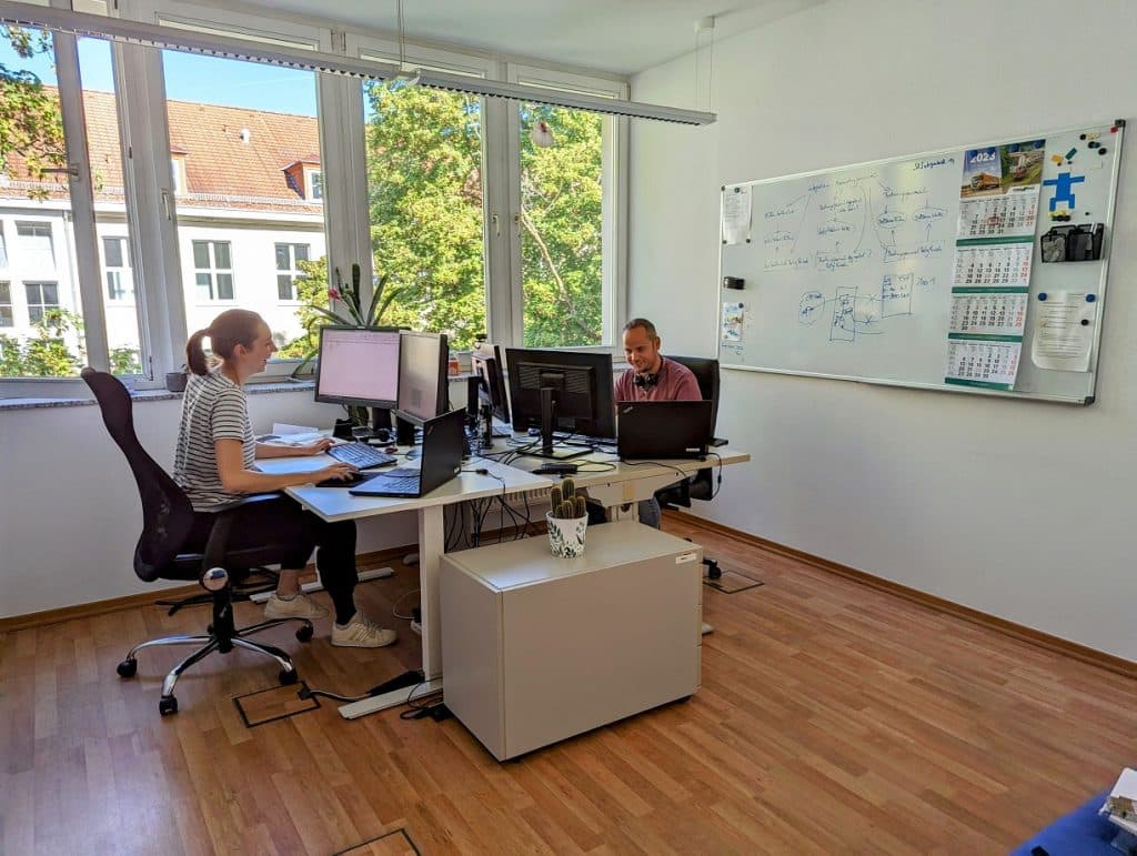 Das Büro der Saxess Software GmbH in Leipzig