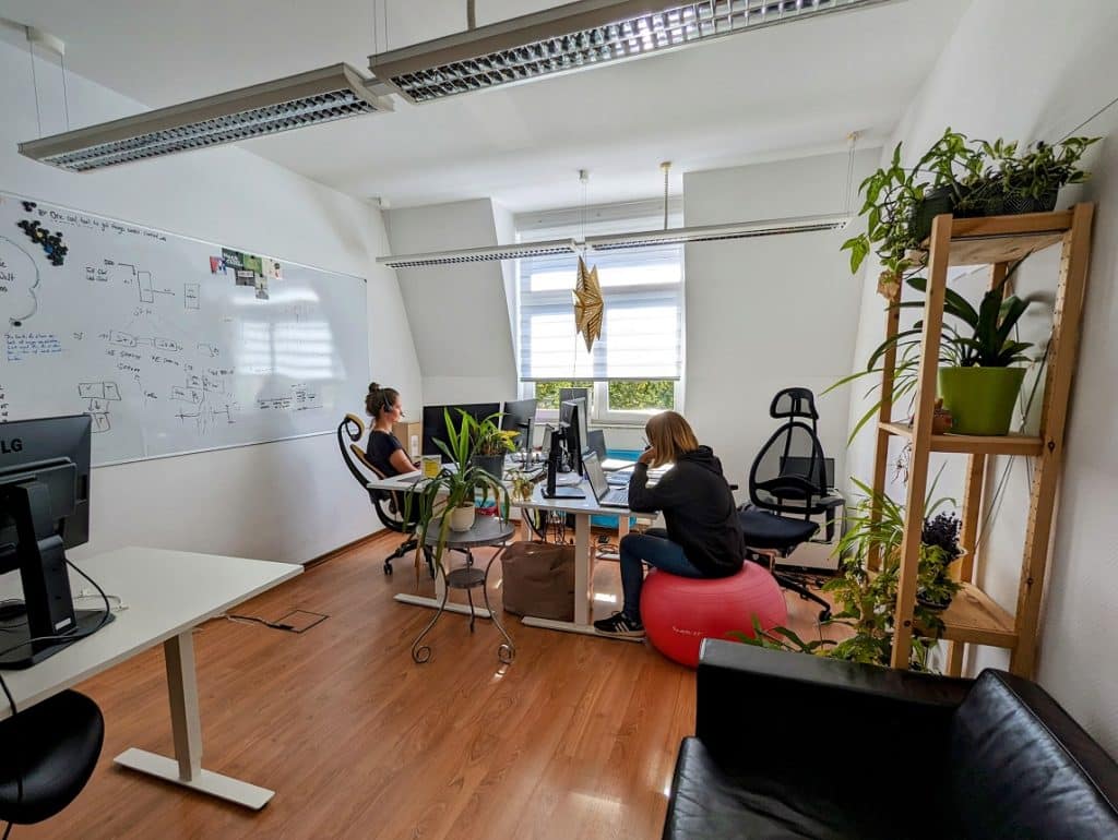 Das Büro der Saxess Software GmbH in Leipzig